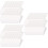 60Pcs White Kitchen Ice Scoop Food and Cereal 6