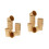 100Pcs Pe Material Khaki Paper Cups Snack Fruit 4