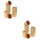 100Pcs Pe Material Khaki Paper Cups Snack Fruit 6