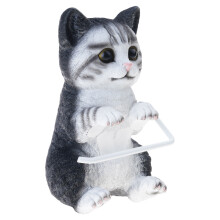 Decorative Cats Toilet Roll Holder Wall Mounts Bathroom Shelf-G