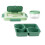 Multi Purpose Insulated Food Container With-Green quarter grid 1