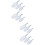 4Sets Transparent Ice Scoop Plastic Flour for Home Use 7