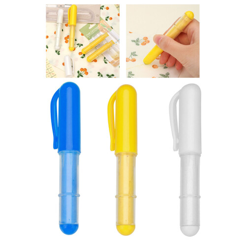 Stylo à poudre pour dessin, 2 pièces, crayons de couture,-Jaune 2
