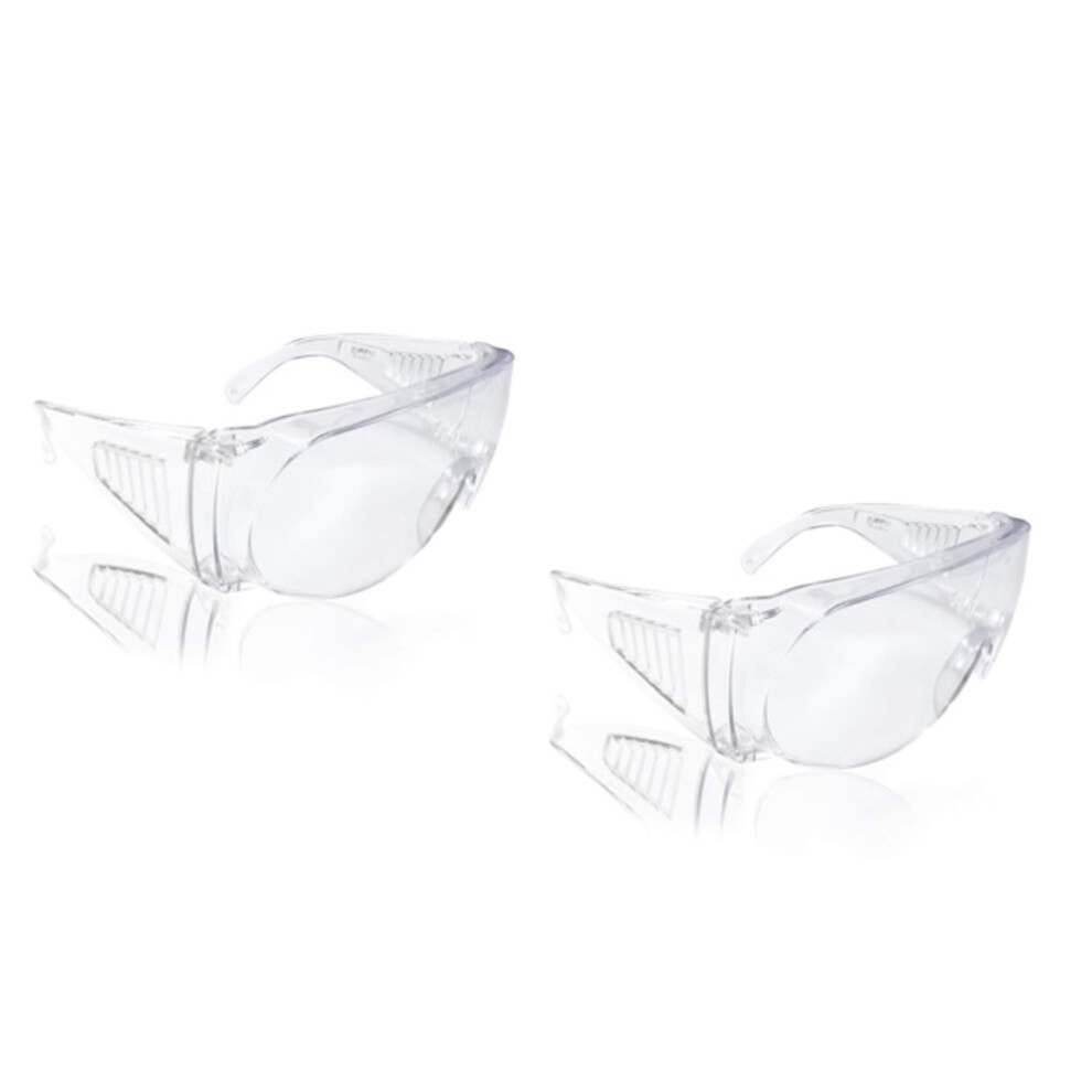 Antifog Safety Goggles 2 Pairs Clear Protective Eyewear For Lab Chemistry Gardening Splash Resistant Comfort Fit 9310869803751