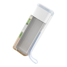 Handige waterbak voor huisdieren ABS waterfles-Grijze L-maat