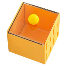 Multifunctional ABS Teabag Shelf Clear Window Designs-Yellow