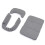Multiuse Pet Strollers Accessory Padding Cushion-Black 1