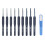 9Pcs Soft Ergonomic Grip Crochet Hook-Black background sma 1