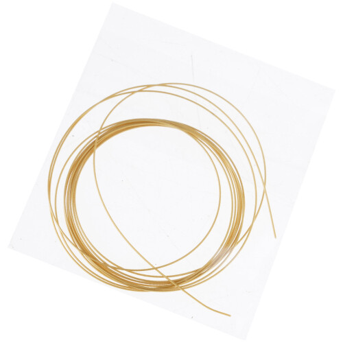 0.3mmX1meter Bracelets String Flexible Beading Wire Cord-gold