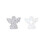 Castings Molds Handmade Plasters Moulds Angel with-balloon 1