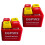 Realistic Fire Alarms Simulating-  2pcs red 1