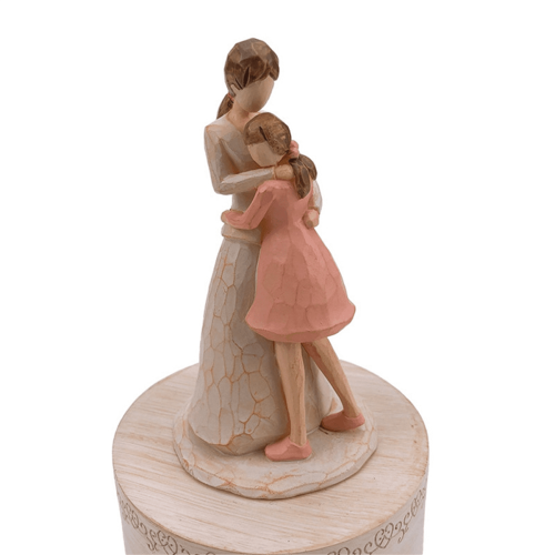 Speldosa Present till mamma Snidad roterande staty 2
