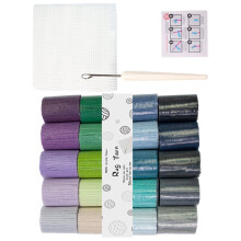 Rug Hooking Supplies With 20 Color 6cm/3mm Acrylic Yarn and-05