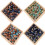 50Pcs Crushed Ice Glass Beads with Hole Easy Threading For-D 3