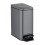 Noiseless 6L Foot Pedal Bin Slim Trash Can For-Light Grey 1