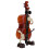 Cello spilledåse med svingende figur, manuel optræk 2