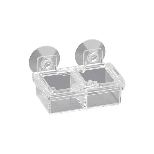 Suction Cup Reptiles Feeders, Reptiles Feeding Food-Clear small