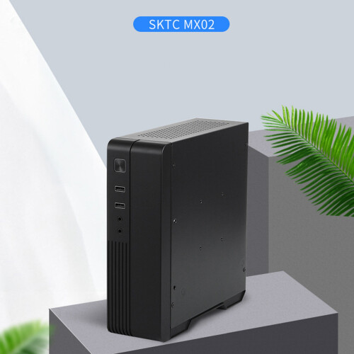 MX02  ITX Computer Case HTPC Host Chassis USB2.0 ITX Enclosure Industrial Control Chassis for Office Business 1