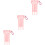 3Pièces Coffrets Darts Durables Rose Organisateur 4