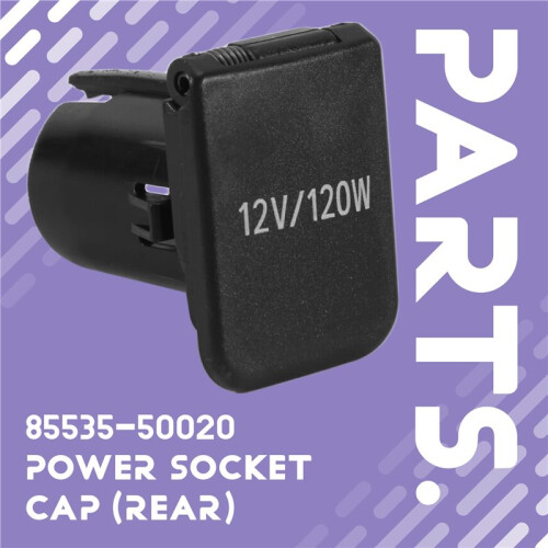 Car Inner Rear Cigarette Lighter Panel Base Cover Power Socket Cap for  Prado LC150 2010-2017 85535-50020 Car Trim 1