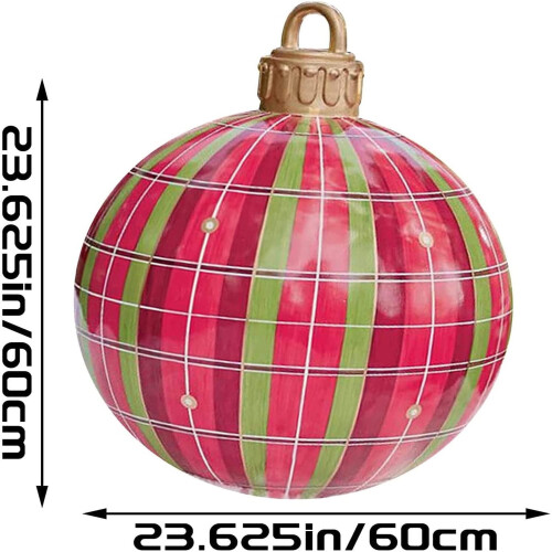 60 cm PVC-juluppblåsbar boll 2