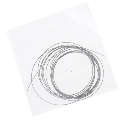 Professional Beading Cord 0.3mmX1meter Flexible-Steel color