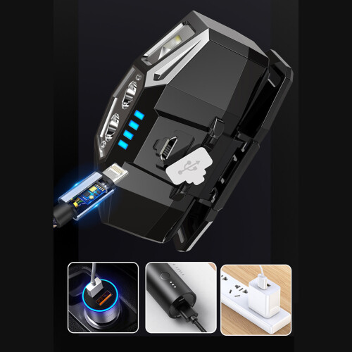 LED Headlight Emergency Rechargeable -Mounted Flashlight Field Work Super Bright Headlight,No Induction