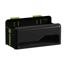 Wall Mounted Foldable Organiser Space Saving Hanging-Black