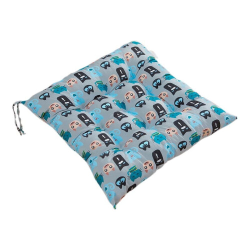 Coussin d'assise d'extérieur 40x40cm avec sangle 2