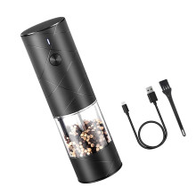 Cordless Electric Grinder For Coffee Pepper Ceramics-Black
