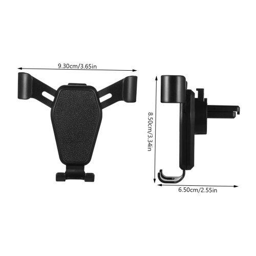 2PCS Magnetic Car Phone Holder for Air Vent and Windshield, 360 Adjustable Hands Mount 1