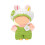 Crochet Doll Clothes Set with Instruction-Green jumpsuits 1