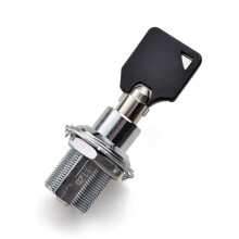 Zinc Alloy Cam Lock with Press‑to‑Lock Mechanism for Cabinets Lockers Mailboxes Train and Vehicle Doors 1Pcs