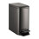 Noiseless Pedal Operated Waste Basket 6L-Black Titanium 1