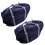 2X Multifunction Large Capacity Casual Folding Waterproof Luggage Storage Bags Navy 1