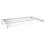 Folding Drying Rack,Clothes Laundry Drying Rack,White Wall Mounted Hanger 7 Drying Rods 1