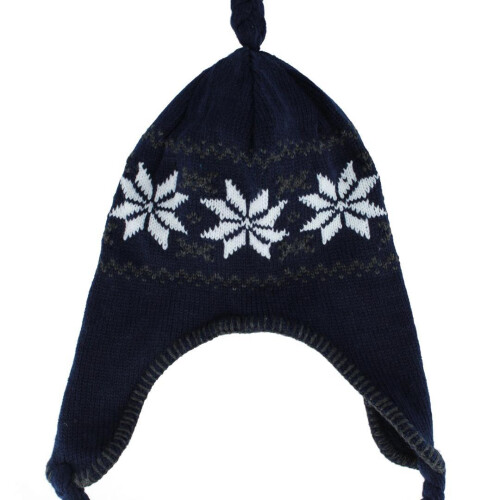 Polar Wear Women's Snowflake Winter Aviator Hat 1