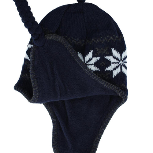 Polar Wear Women's Snowflake Winter Aviator Hat 2