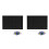 Cork Board Alternative, 12 Pack  Wall Tiles with 100 Pushpins, Black Cork Boards for Walls Cork Board 1