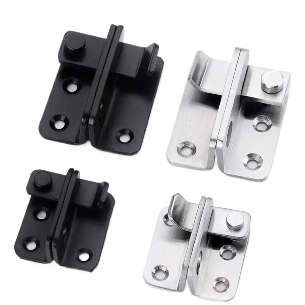 Stainless Steel Door Lock Buckle Latch Â Antitheft Hasp For Cabinet And Furniture, Durable Metal, Style 7 9330225799863