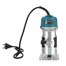 220V Electric Trimmer Wood Router Woodworking Trimming Milling Engraving Slotting Machine Linear Guide Rail EU Plug