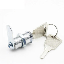 12mm Zinc Alloy Cabinet Cam Lock with 2 Keys, Secure Keyed Access for Drawer Furniture 25mm