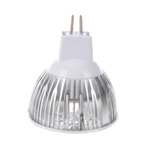 2X 3W 12-24V MR16 Warm White 3 LED Light Spotlight Lamp Bulb Only 1