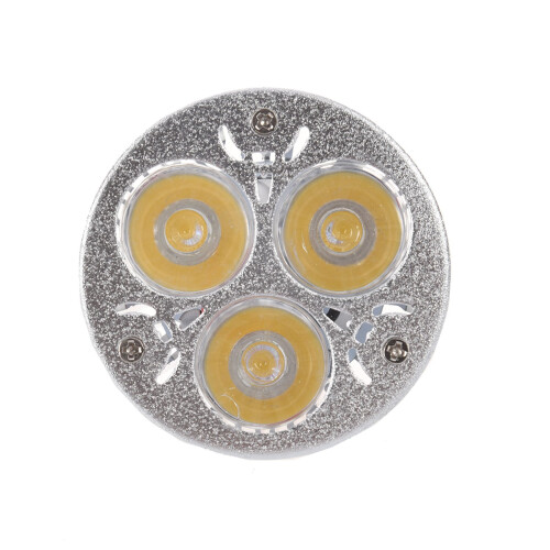 2X 3W 12-24V MR16 Warm White 3 LED Light Spotlight Lamp Bulb Only 2