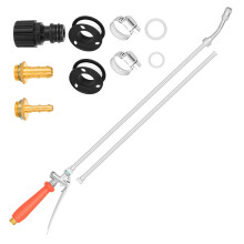 Rustproof Telescoping Water Sprayed Rod Flexible Length 12 To