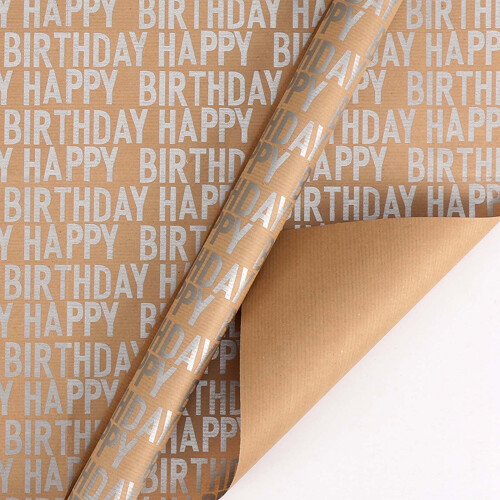 Christmas wrapping paper festive pattern 1 roll