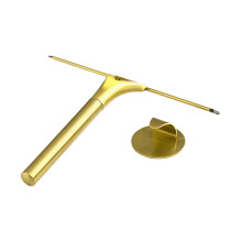 Ergonomischer Hand-Glasfenster-Abzieher mit Klinge aus-Gold