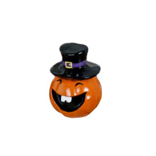 Halloween Resins Pumpkin with Smiling Grin-Smiling Pumpkin