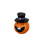 Halloween Resins Pumpkin with Smiling Grin-Smiling Pumpkin 1