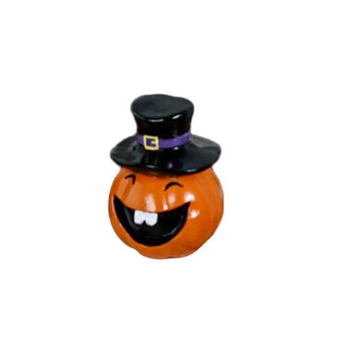 Halloween Resins Pumpkin with Smiling Grin-Smiling Pumpkin
